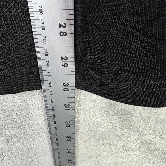 Mens George Black T Shirt Short Sleeve Crew Neck Rayon Polyester Blend Size XL - Picture 6 of 7